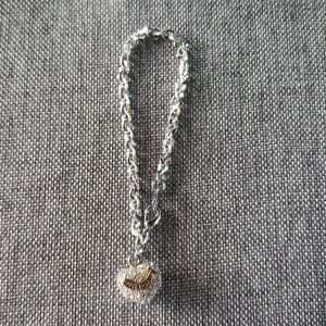 Juicy Couture Rhinestone Heart Bracelet